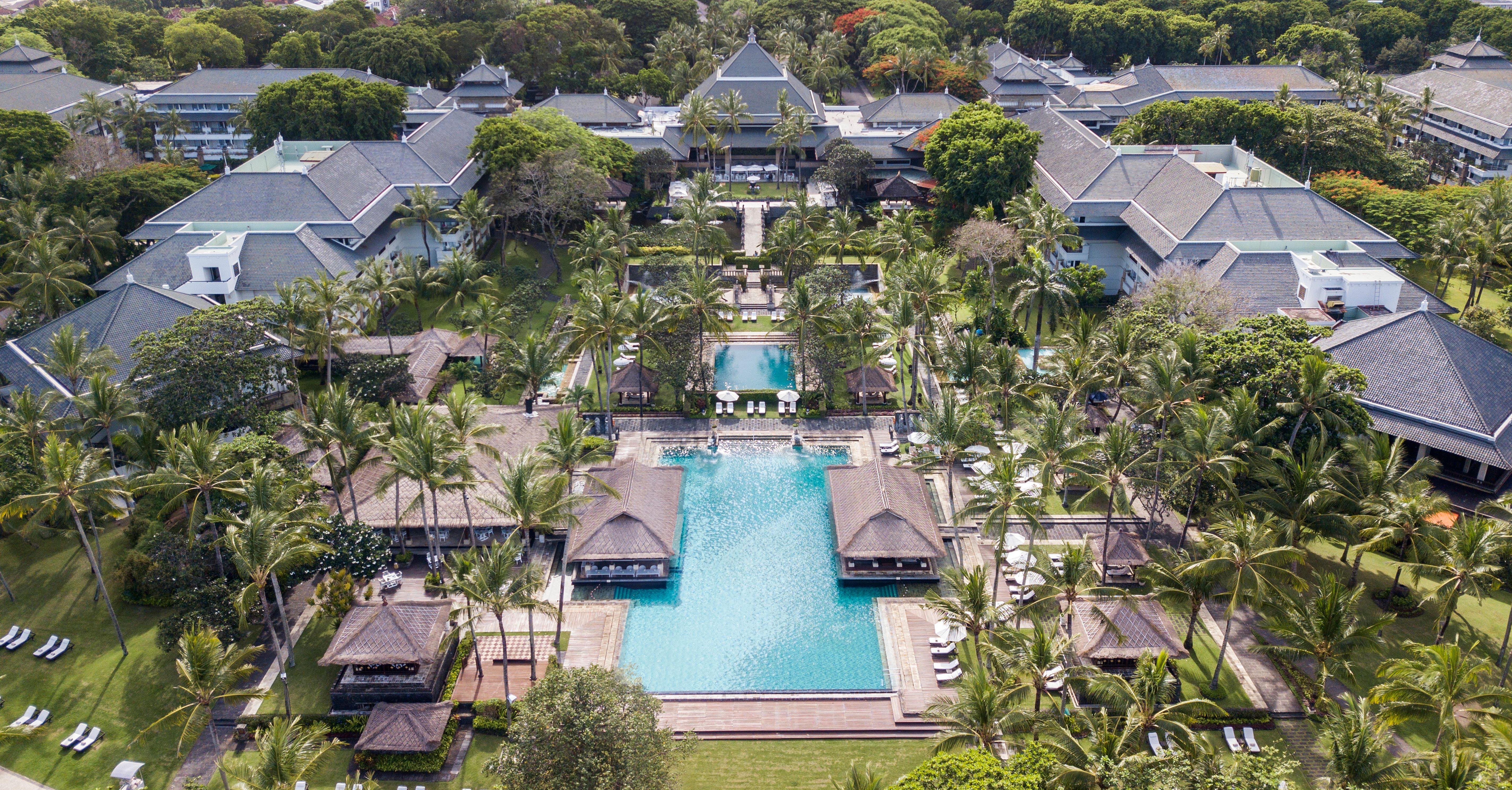 Intercontinental Bali Resort By Ihg Jimbaran  Ngoại thất bức ảnh Aerial view of the resort